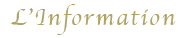 インフォメーション